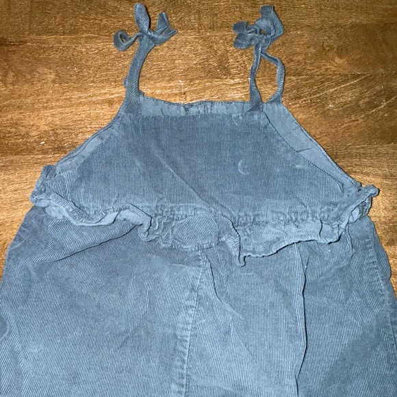 Zara Kids Navy Button-Front Romper - Picture 2 of 5